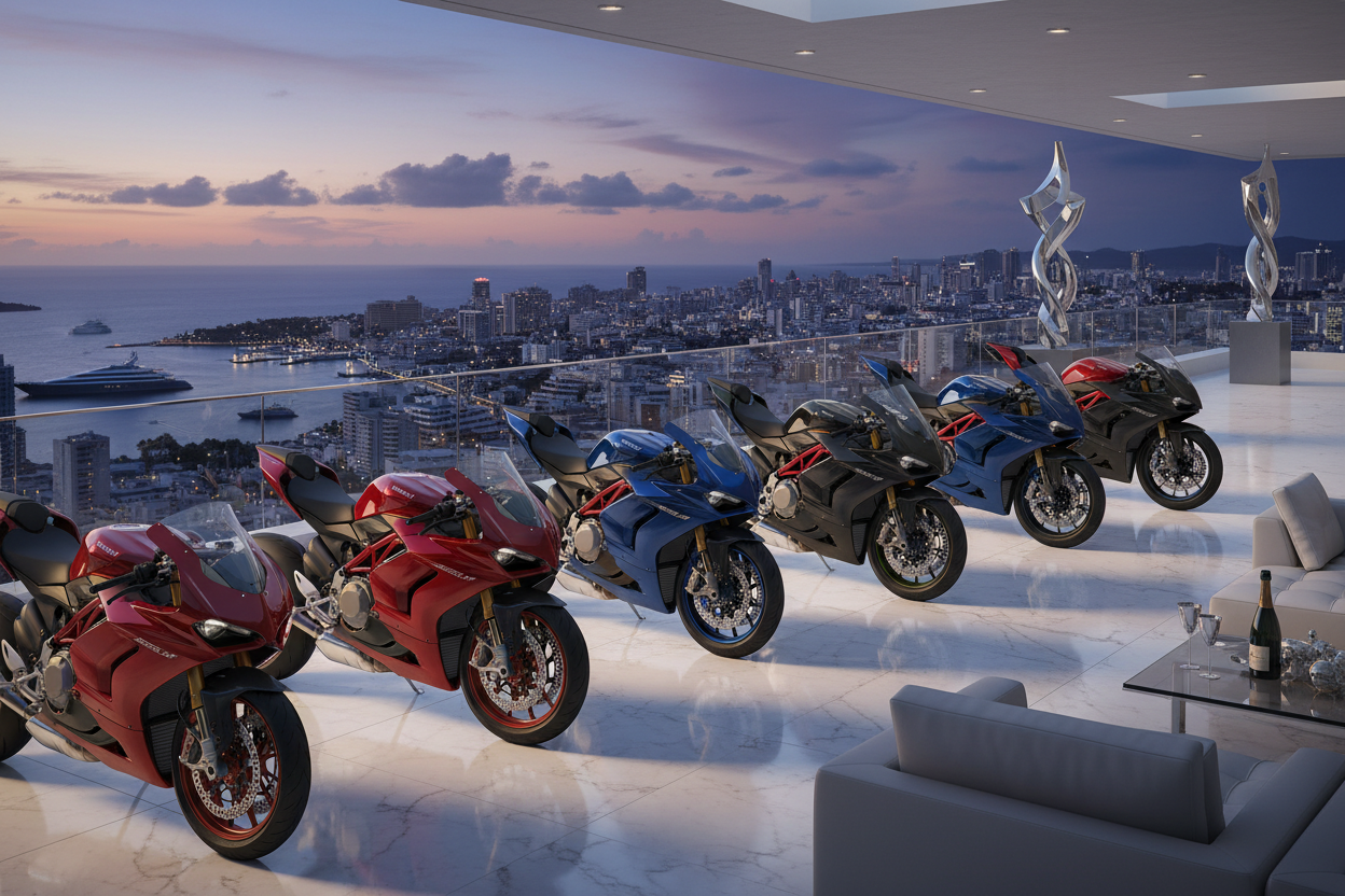 Sports super bikes and wealth